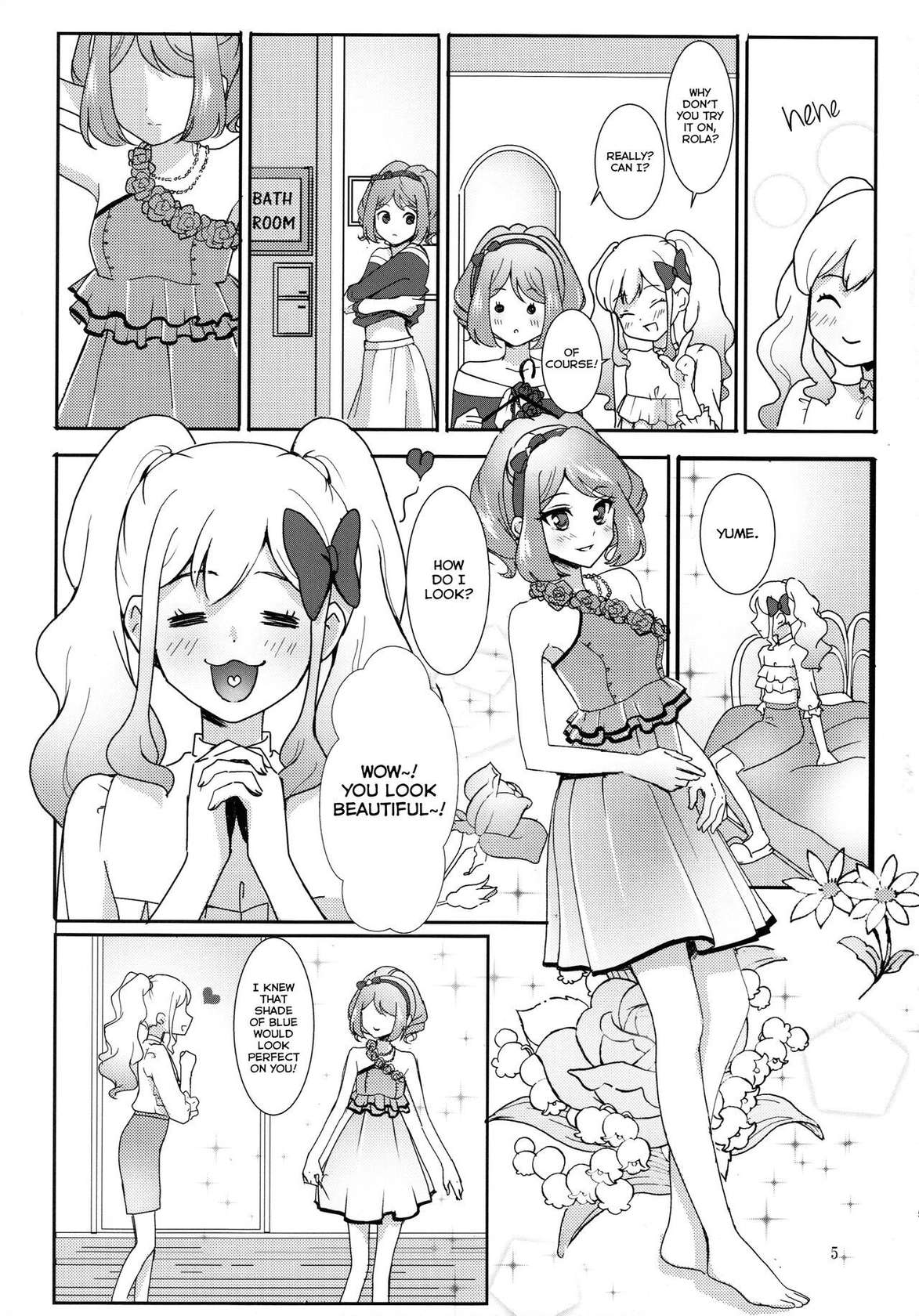 (Geinoujin wa Card ga Inochi! 13) [Furanki (NOTO)] Anata ga Dress o Matottara | When you put on the dress (Aikatsu Stars!) [English] [Lazy Lily]