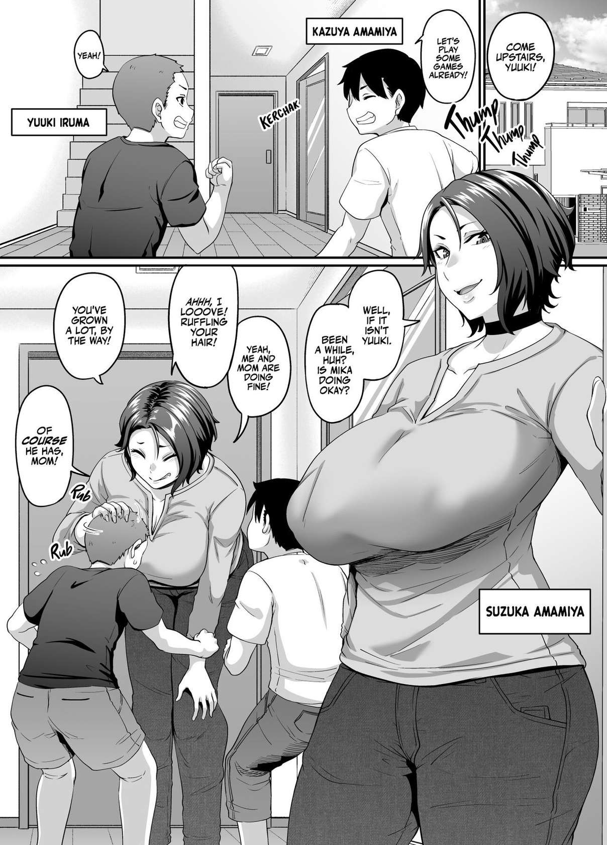 [Tiramisu Tart (Kazuhiro)] Musuko no Tomodachi (← Incubus) ni Miryou Sareta YanMama wa Mesu ni Naru | A Young Mother Gets Charmed by Her Son's (Incubus →) Friend and Becomes His Bitch [English] [korafu]