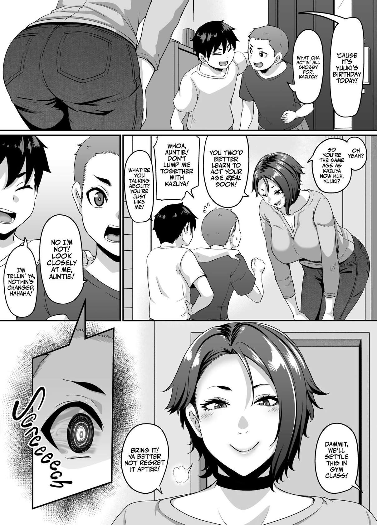 [Tiramisu Tart (Kazuhiro)] Musuko no Tomodachi (← Incubus) ni Miryou Sareta YanMama wa Mesu ni Naru | A Young Mother Gets Charmed by Her Son's (Incubus →) Friend and Becomes His Bitch [English] [korafu]