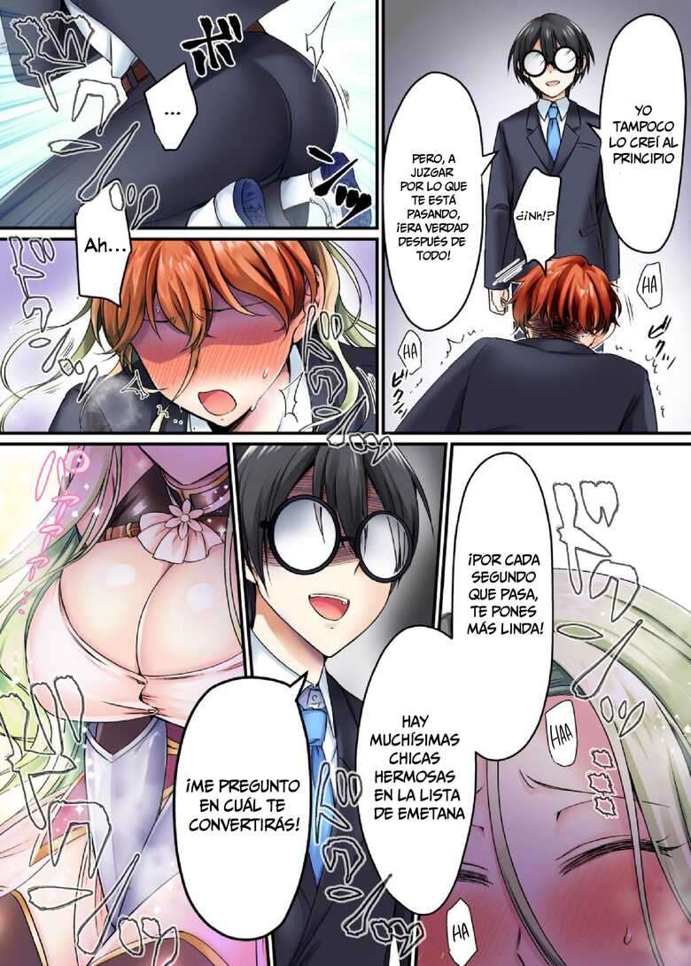 [Amuai Okashi Seisakusho (Moegi Oji-san, Namamugi)] Genjitsu Douki Gacha ~Nekura Otaku no Yome Chara ni Saserareta Ore~ [Spanish] [TF Scans]