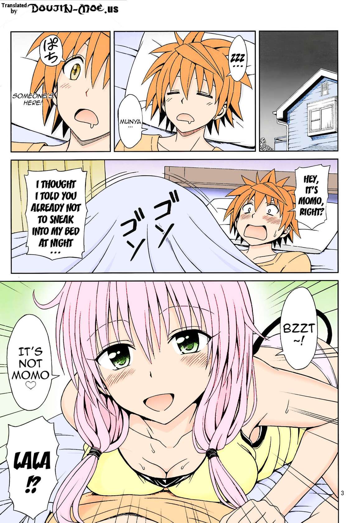 (C85) [Brain Dead (Eiji)] Yappari Lala ga Suki! (To Love-Ru Darkness) [English] [Colorised] {doujin-moe.us}