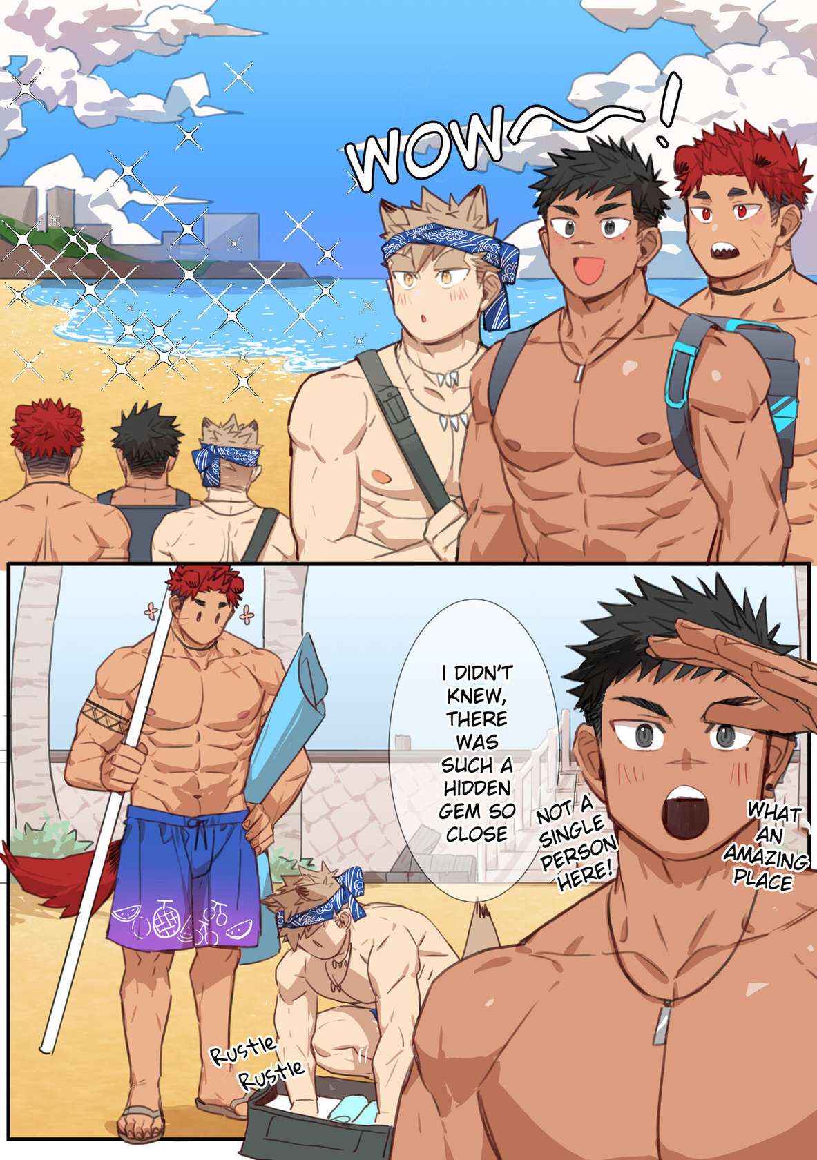 [Gondom] Pixiv FANBOX 34-35 BEACH [Eng] [UNCENSORED]