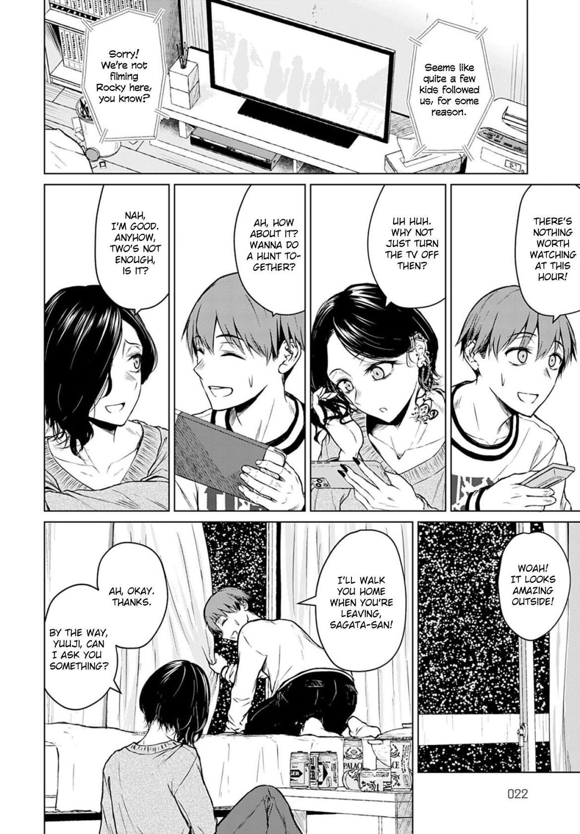 [Tamabi] Nabe to Yuki to Honne | Hot Pot, Snow, and my Sincereness (COMIC Anthurium 2021-12) [English] [Digital]