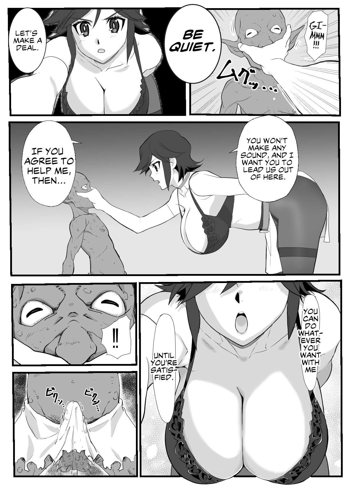 [Wonderful Sweater] Hitozuma Boukensha Doukutsu ~Teikyuu Monster Oppai Houshi~ | Married Adventurer Cave Adventuring ~Low Rank Monsters Boob Service~ [English]