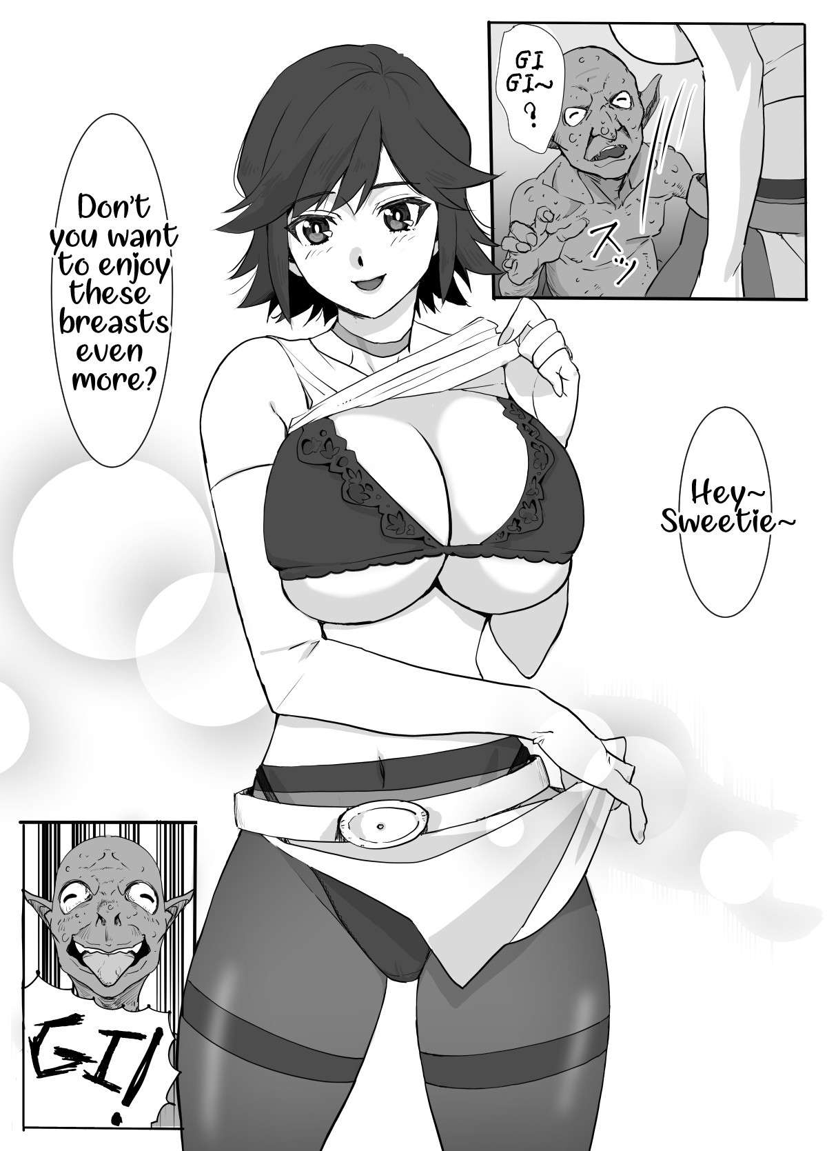 [Wonderful Sweater] Hitozuma Boukensha Doukutsu ~Teikyuu Monster Oppai Houshi~ | Married Adventurer Cave Adventuring ~Low Rank Monsters Boob Service~ [English]