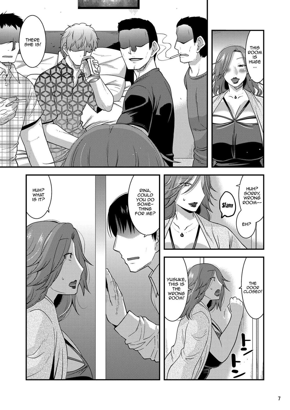 [gos to vi (Utamaro)] Chijoku ni Harami Datsu Maso Tsuma | The Machistic Wife Falls To Sexual Humiliaton and Gets Pregnant [English] {Doujins.com} [Digital]