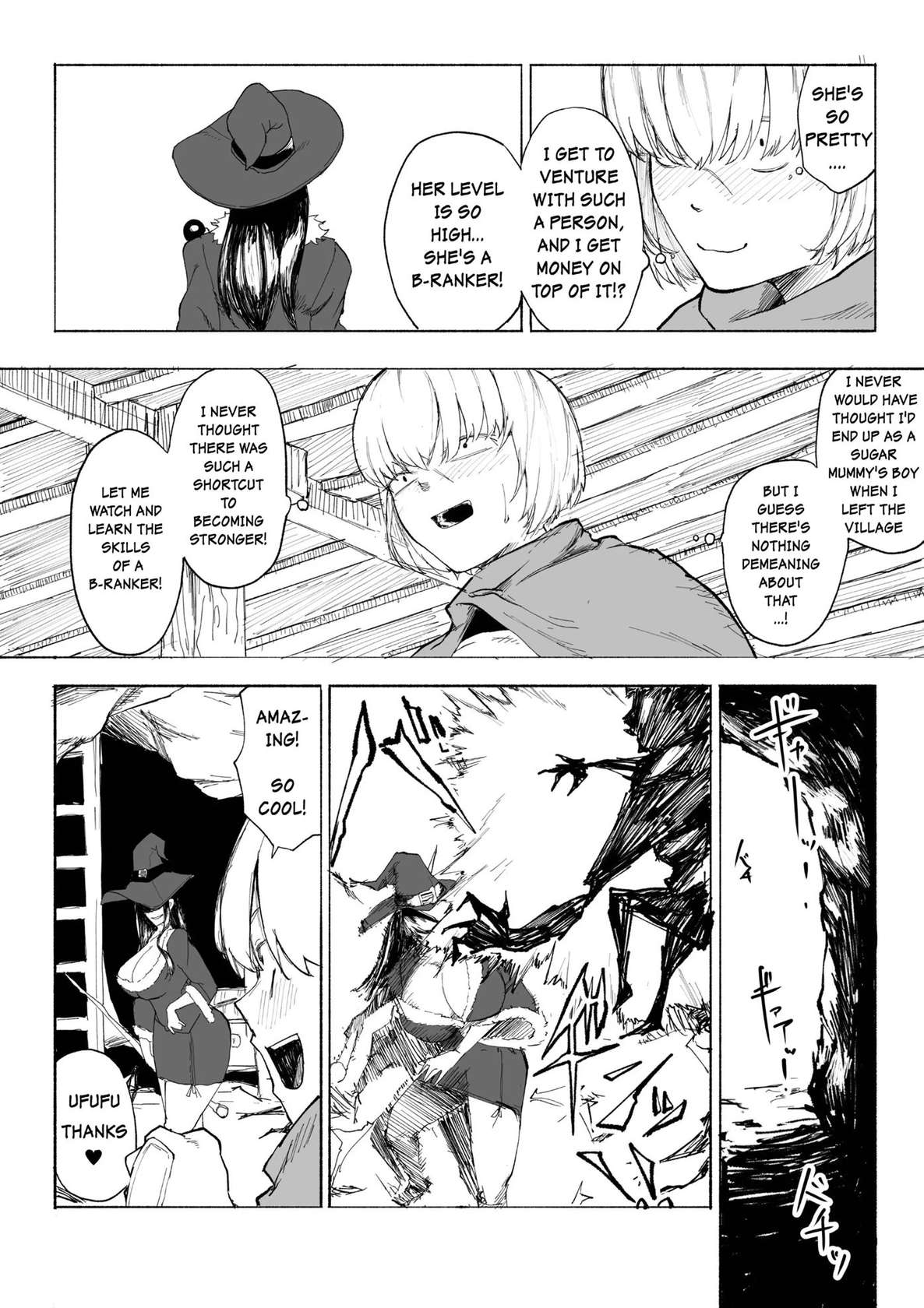 Iinazuke Ga NTRreta Kara Boukensha Ni Natta [Oneshot]