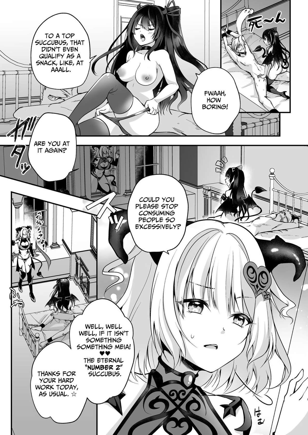 [Seika Kairaku Shoten (Eltoria, Rurimaru)] Mesu Gaki Sakyubasu no Wakara se Tyoukyou Kurabu～Kuri ze me × Nyoudou ze me × Zako Manko ka～ | Succubus Discipline Club ~Clit & Urethra Teasing x Weak Pussy-fication~ [English] [Strike Noire]