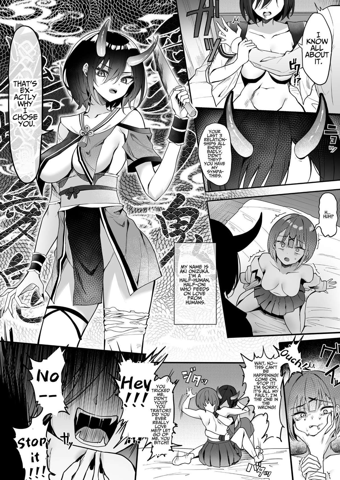 [Pirio Destruction (Piripun)] Yuri Tenshi to Ai no Oni | Lesbian Angel and The Ogre of Love [English] [Suikashoujo]