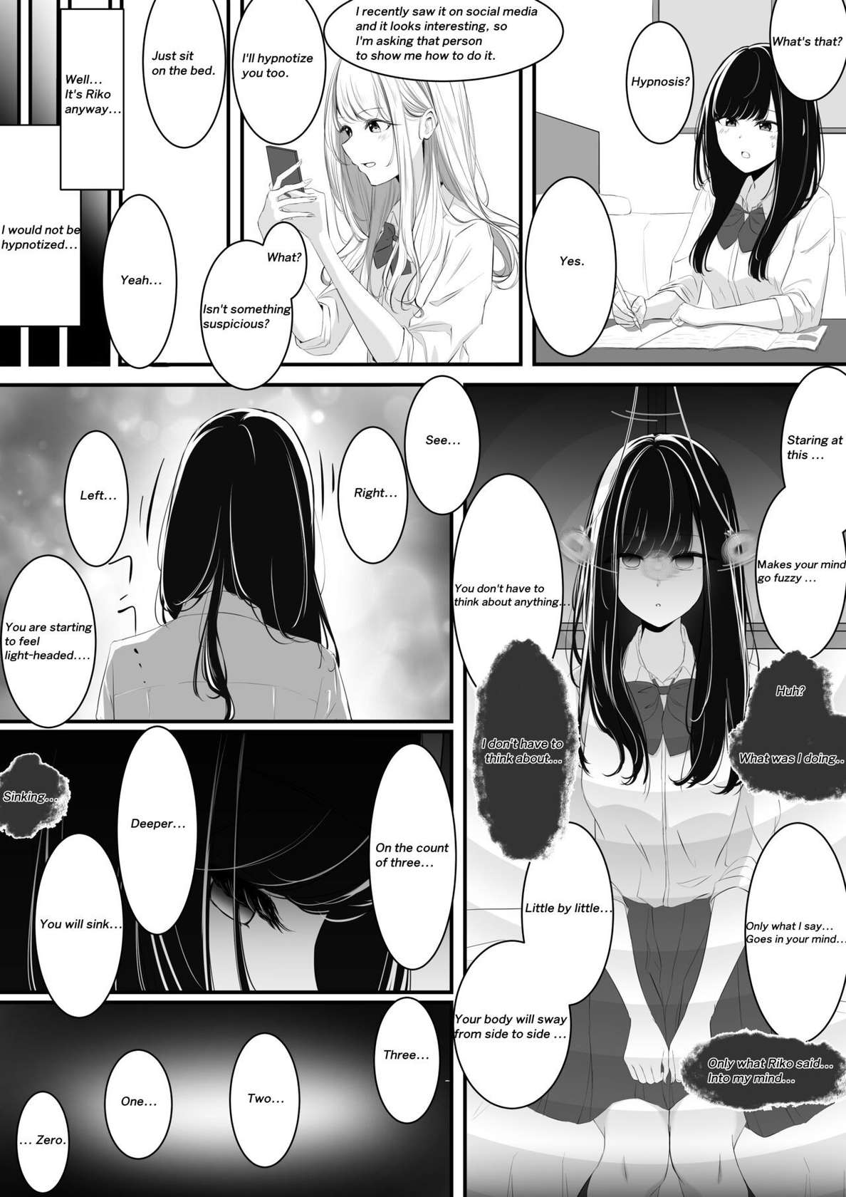 [utsuro_butai] Yuri comic Part 1 and 2. [English]