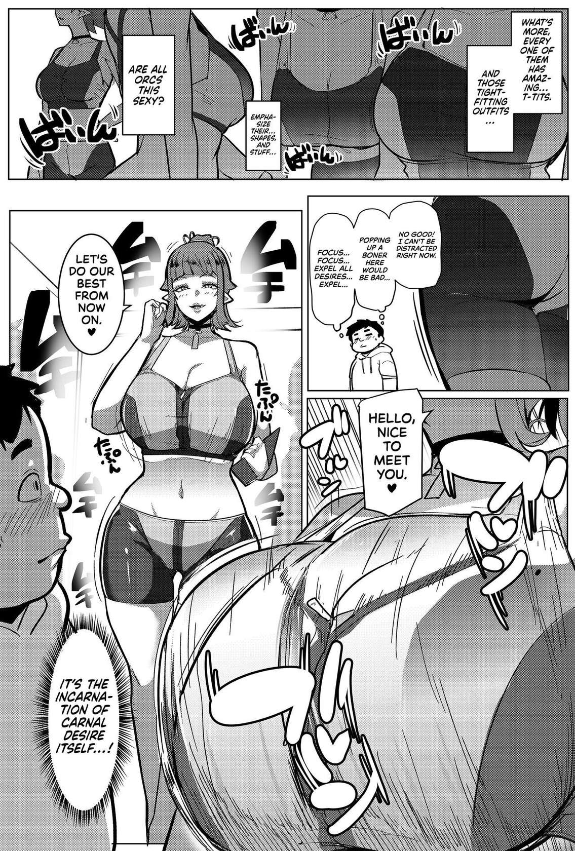 [Hitsuji Kikaku (Muneshiro)] Hahaue mo Mesu Orc 2 | The Mother is Also a Slutty Orc 2 [English] {RedLantern} [Digital]