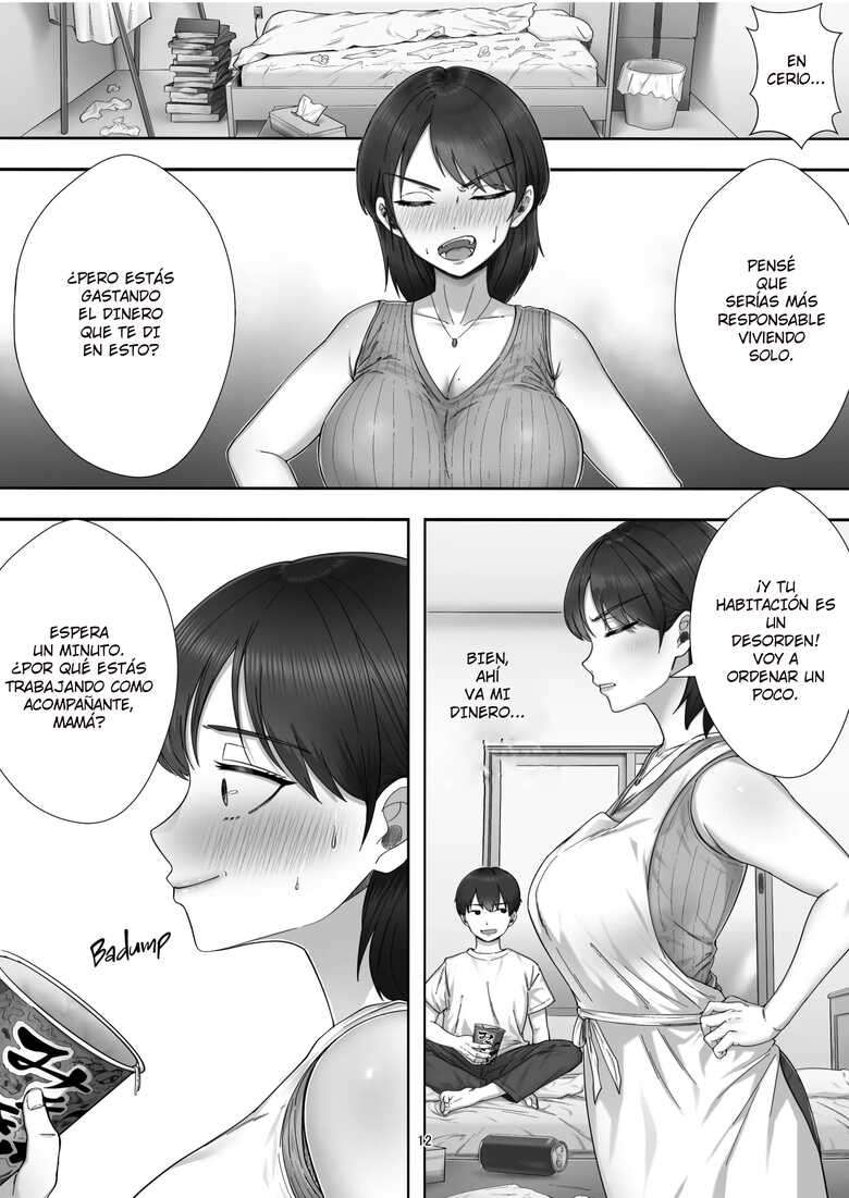 [Tarobaumu] DeliHeal Yondara Gachi no Kaa-chan ga Kita Hanashi | Cuando pedi una prostituta, mi mama aparecio [Spanish] [SrTraduc]