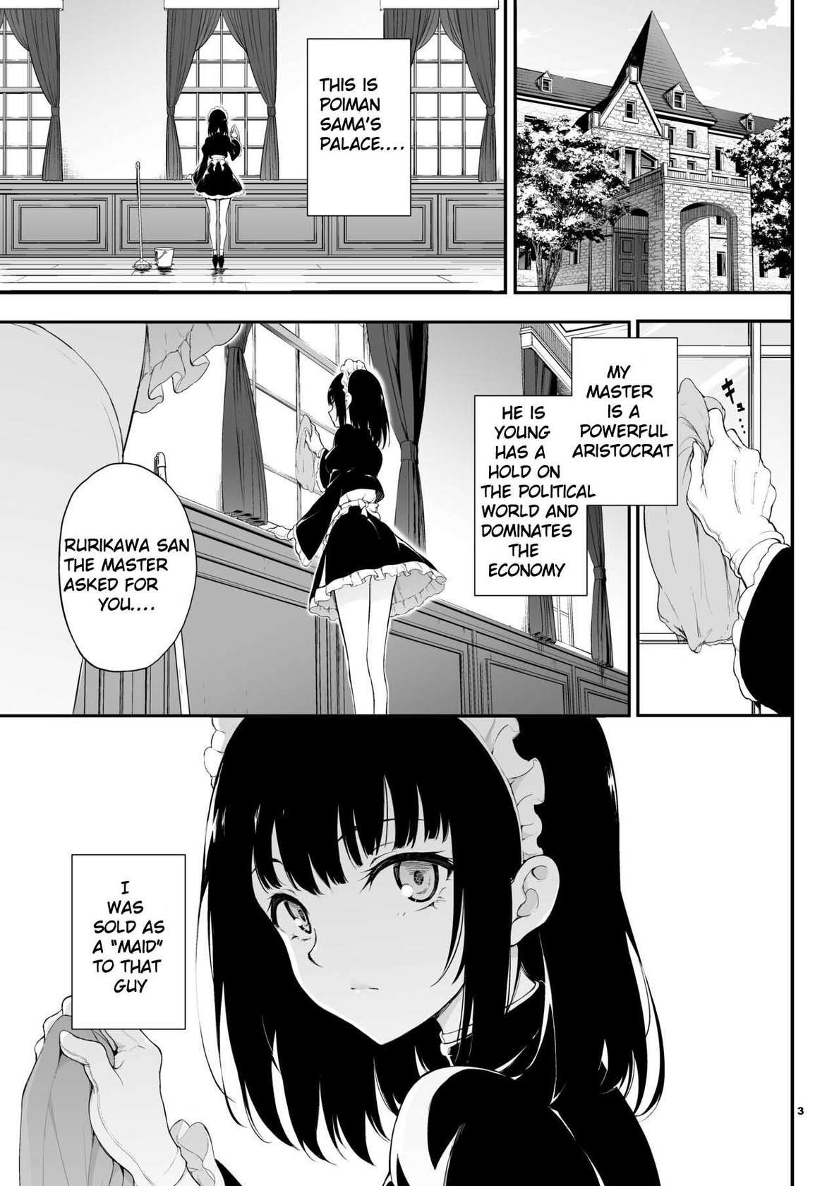 [Kyockcho] Maid Education: Fallen Aristocrat Rurikawa Tsubaki Chapter 1 (English)