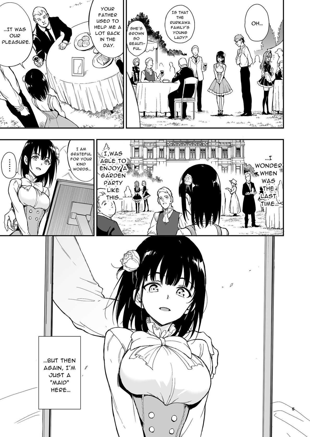 [Kyockcho] Maid Education: Fallen Aristocrat Rurikawa Tsubaki Chapter 5 (English)