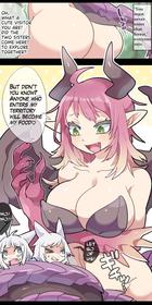 [imaat] Dragon Girl SAME-SIZE VORE & TAIL VORE (Pregnant) [English / Japanese]