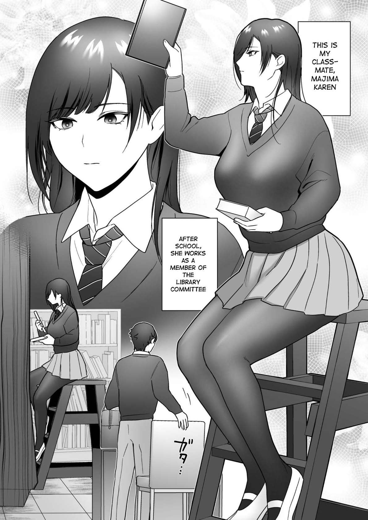 [Ikinariya (Ikinari)] Toshoiin no Karen-san | Karen-san of the Library Committee [English]