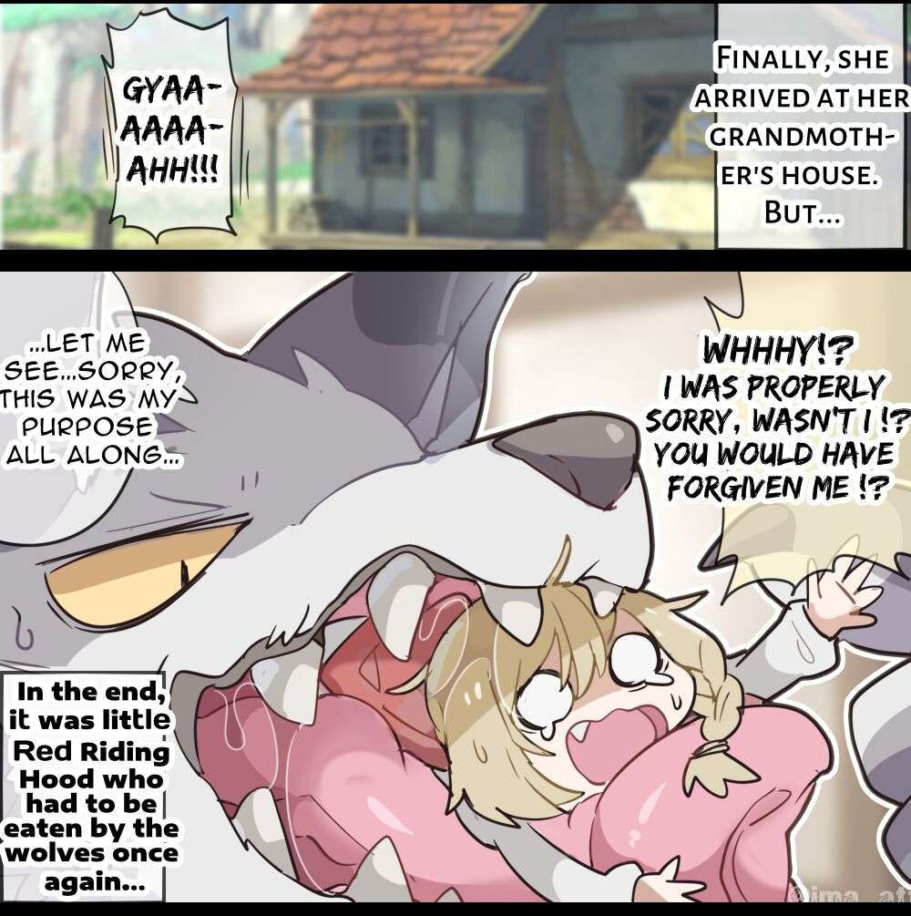 [imaat] The Wolf VORE Little Red Riding Hood [English / Japanese]