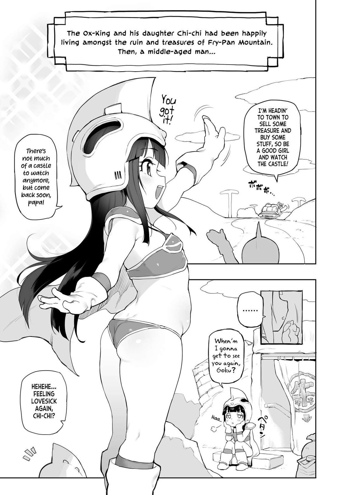 [Sasumata Seven (Atte Nanakusa)] Chichi no Ecchi na Hanayome Shugyou | Chi-Chi's Naughty Bridal Training (Dragon Ball) [English] [Digital]