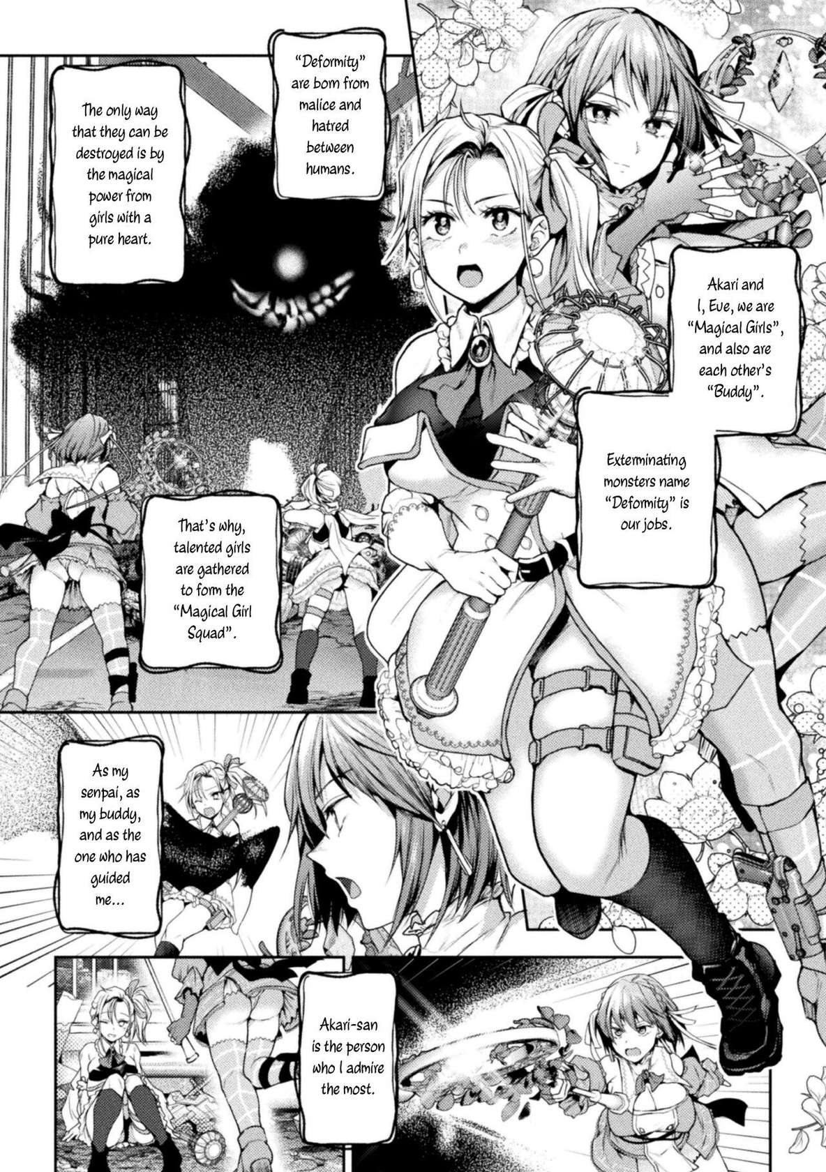 [Nagashiro Rouge] When Magical Girls Kiss Chapter 1| Eigyou Mahou Shoujo ga Kiss Shitara Chapter 1