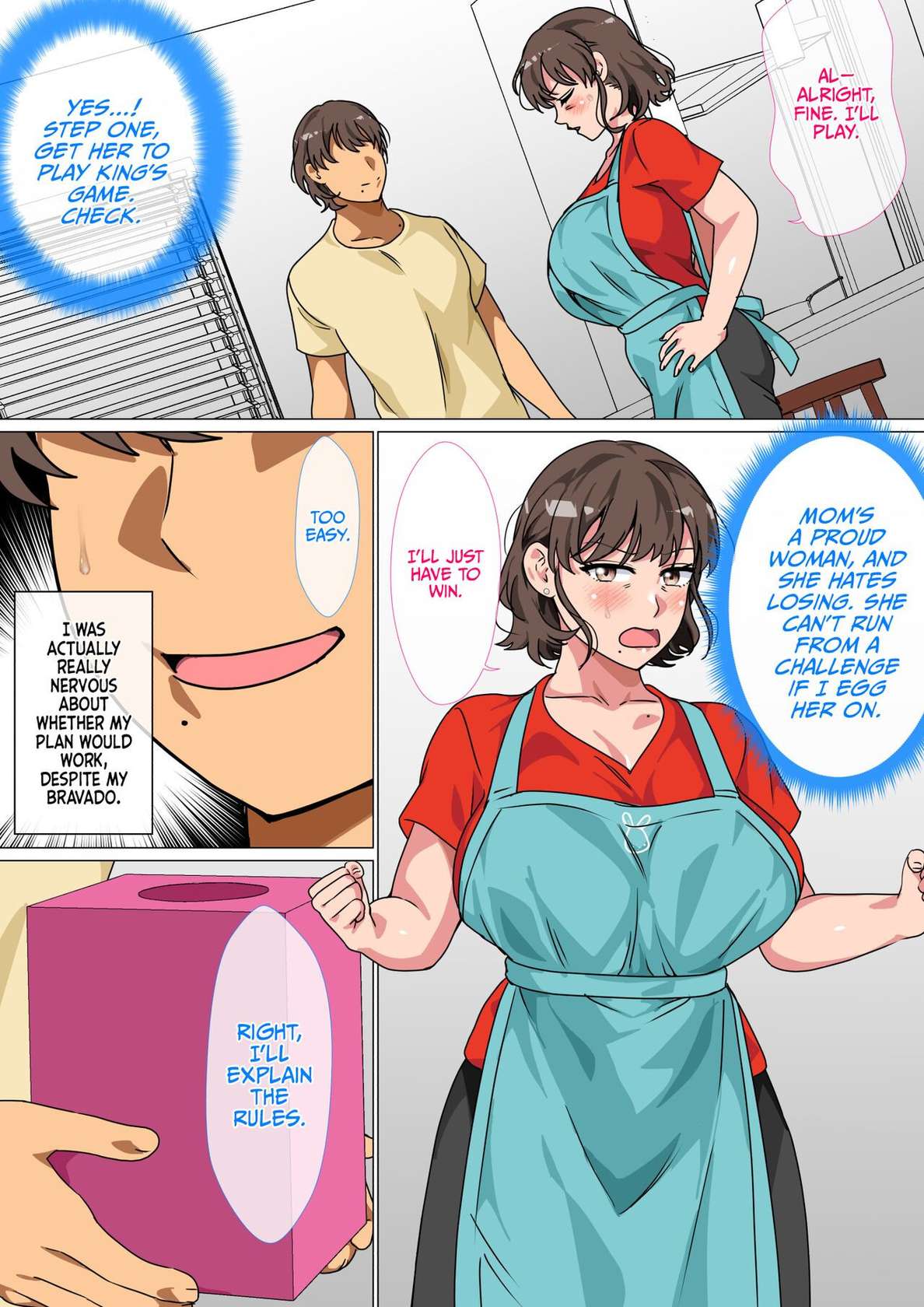 [Circle Spice] Ousama Game no Meirei de Haha to Sex Shita Hanashi | I Ordered My Mom to Have Sex with Me in King's Game [English] {korafu}