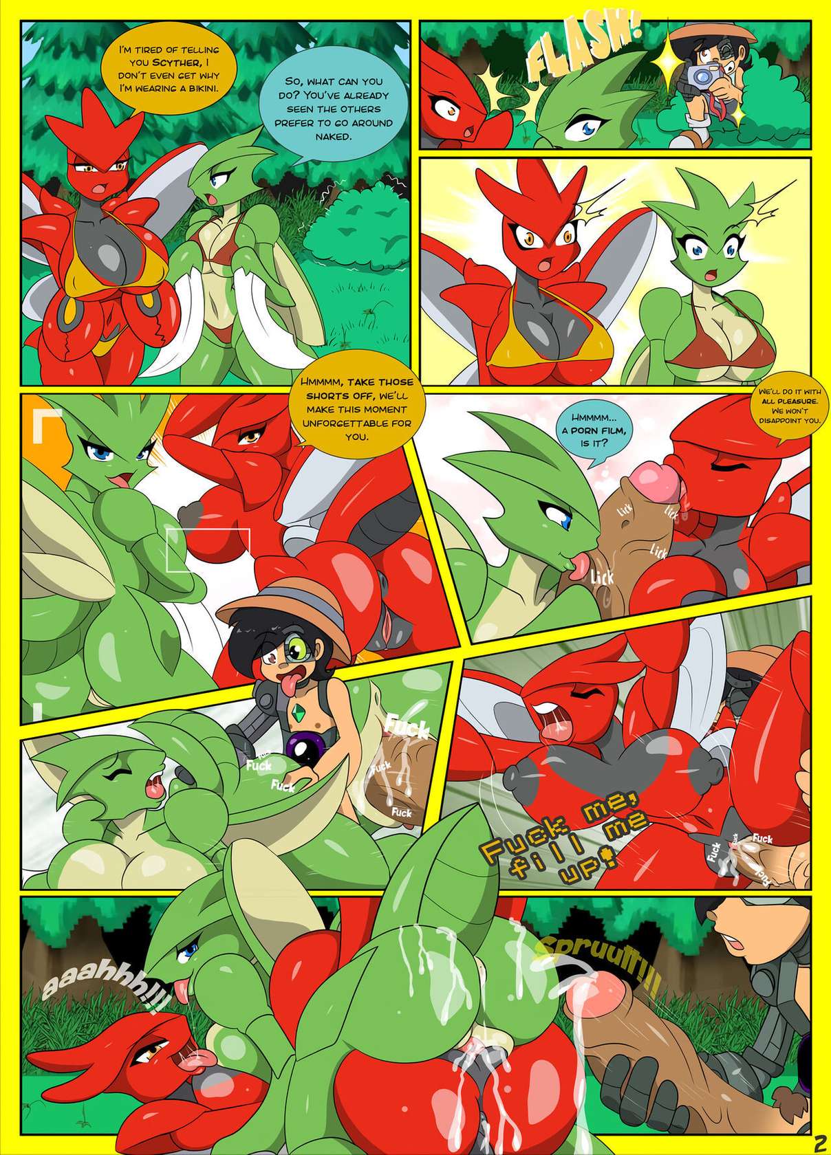 Pokemon Snap XXX comic version