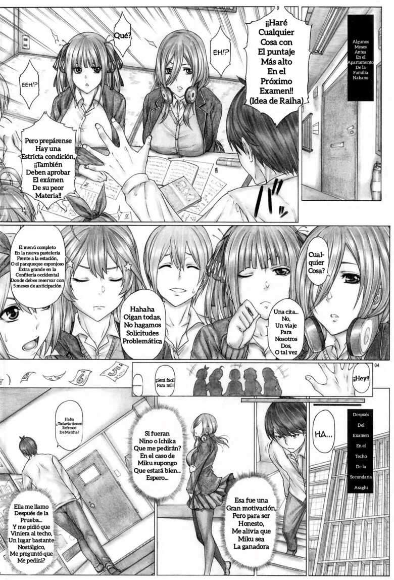 (C102) [AXZ (Kutani)] Angel's stroke 149 Gotoubun no Hanayome Nengan no Ano Hito | Quintessential Quintuplets - Getting That Schorching Hot Impregnating Creampie From The Person You Most Desire!! (Gotoubun no Hanayome) [Spanish]