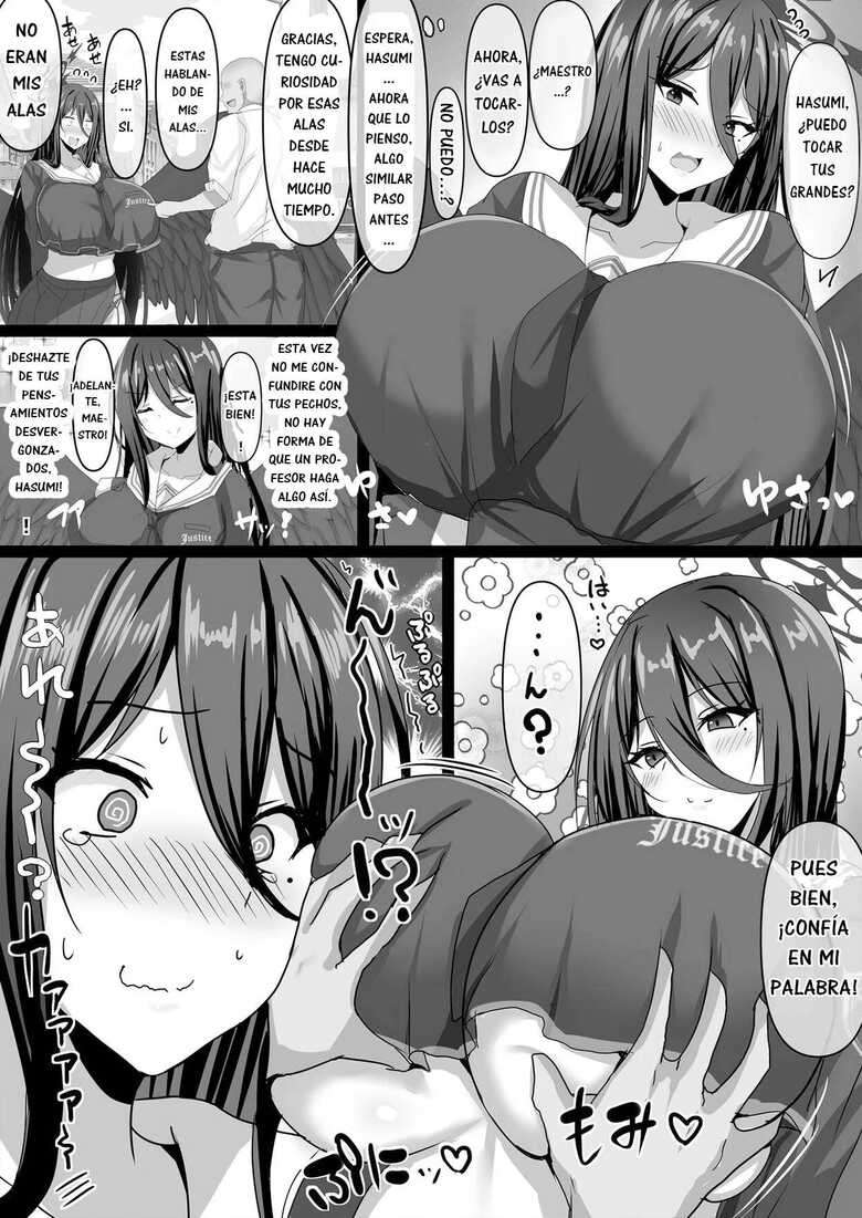 [Happy Lime (Sakura Pochi)] Koubi (massage) Suru zo! Hasumi! | ¡Vamos a hacerlo! Hasumi! (Blue Archive) [Spanish] [theFaFa] [Digital]