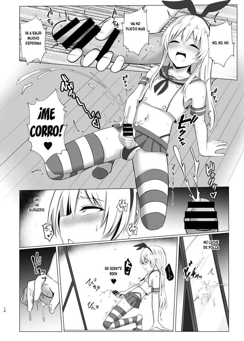 [Ochaduke (Bullet)] Shimakaze-kun ni Natte Onani shi Chau Hon (Kantai Collection -KanColle-) [Spanish] [Solo con celular] [Digital]