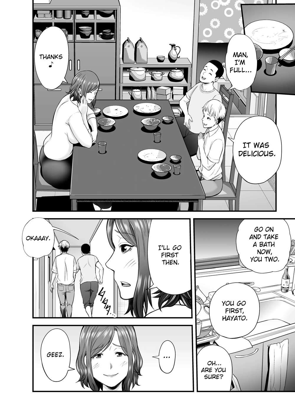 Sexless De Yokkyu Fuman Na Watashi Wa, Musuko No Tomodachi To... [Oneshot]