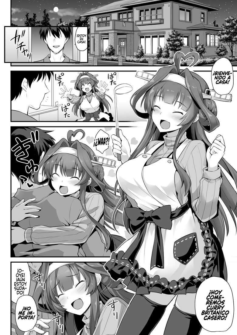 [Akutensoushin (Kokutou Nikke)] Kongou-chan to Love Love Shinkon Play (Kantai Collection -KanColle-) [Spanish] [Rakuen Translations] [Digital]