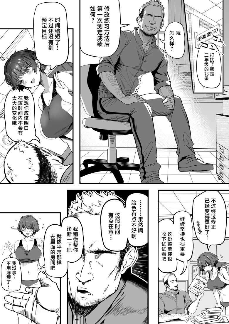 [Kansai Gyogyou Kyoudou Kumiai (Marushin)] Rikujoubu no Bokukko Doukyuusei ga Chuunen Komon ni Mesu ni Sareru Ichibu Shijuu | 田径部的女汉子同级生被中年顾问雌性化的全过程 [Chinese] [欶澜汉化组] [non-tanning] [Digital]