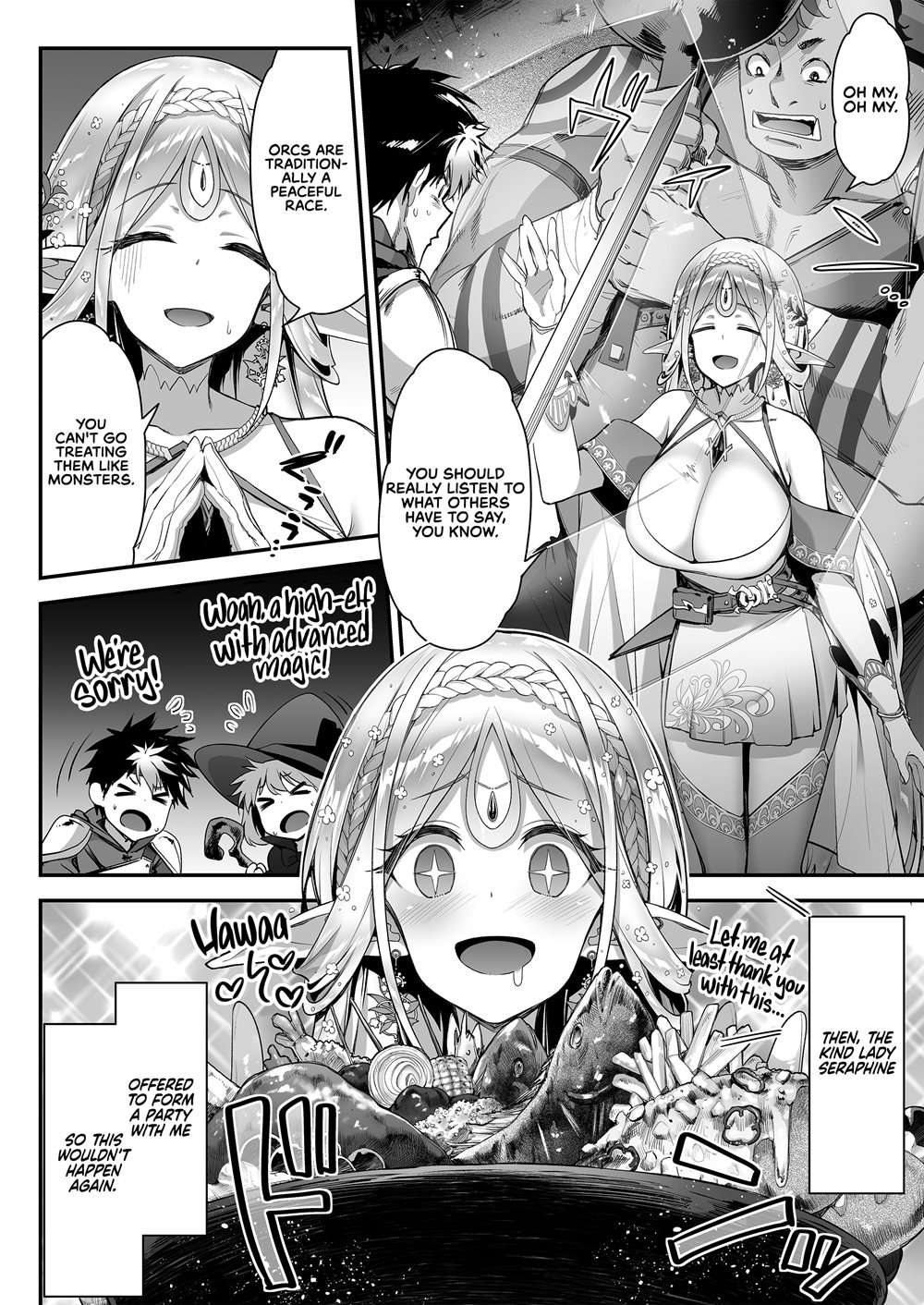 Lewd Elf Likes Orc-kun