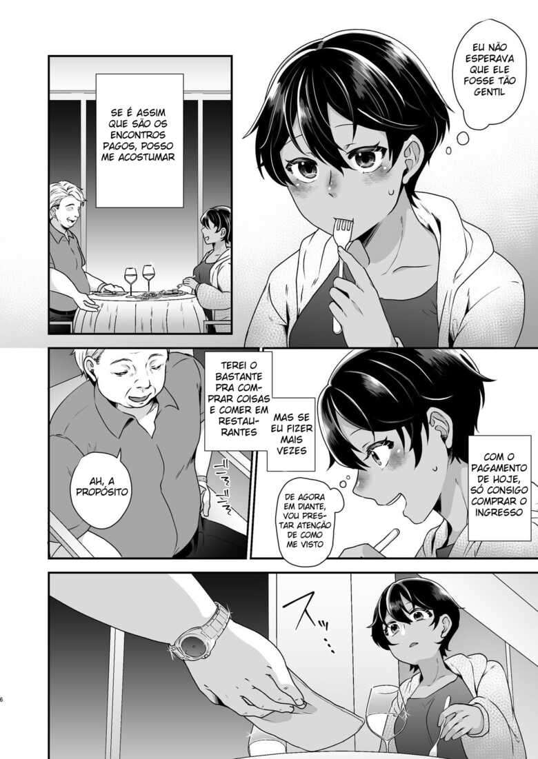 [Saketoba! (Sake-chan)] Boyish JK Papakatsu ni Ochiru | Boyish JK Corrupted By A Sugar Daddy [Portuguese-BR]