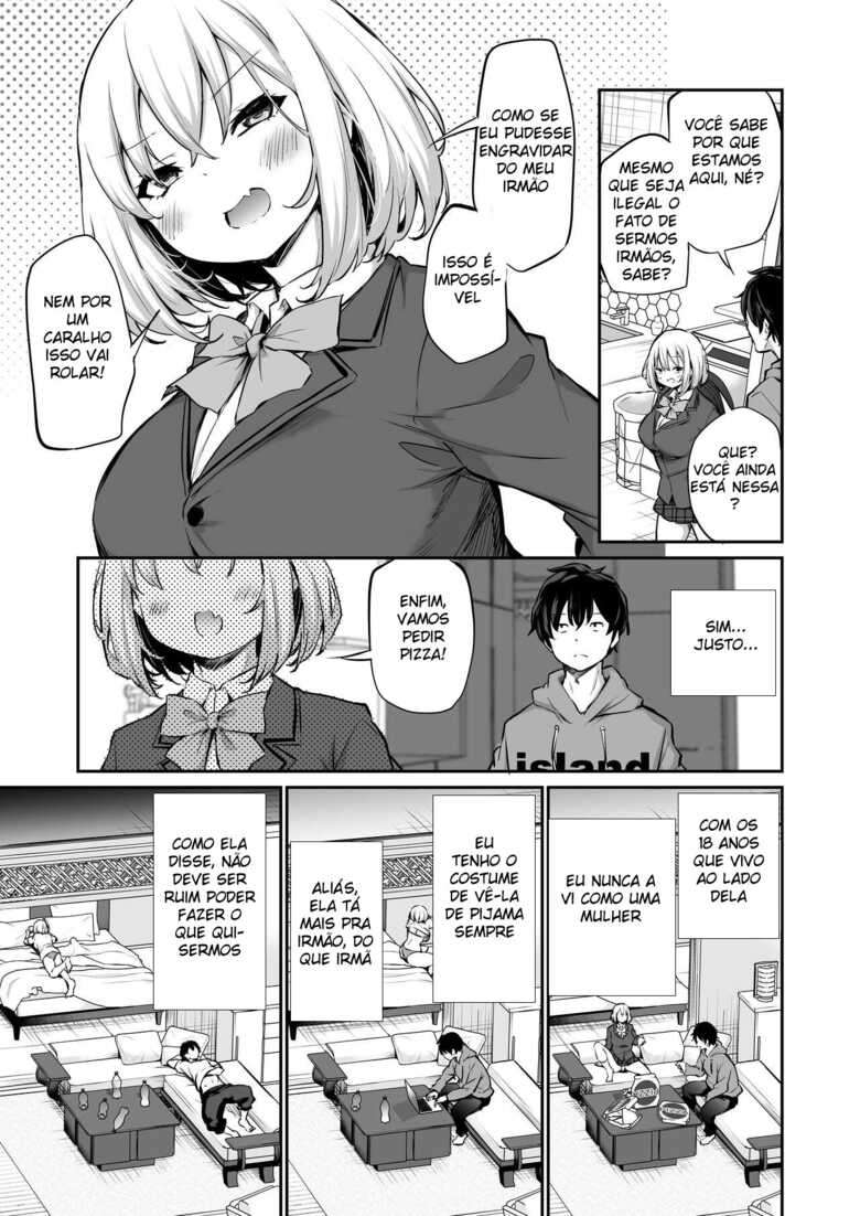 [Airandou] Imouto Haramasenai to Derarenai Shima | You Must Breed Your Sister To Leave This Island + Omake [Portuguese-BR]