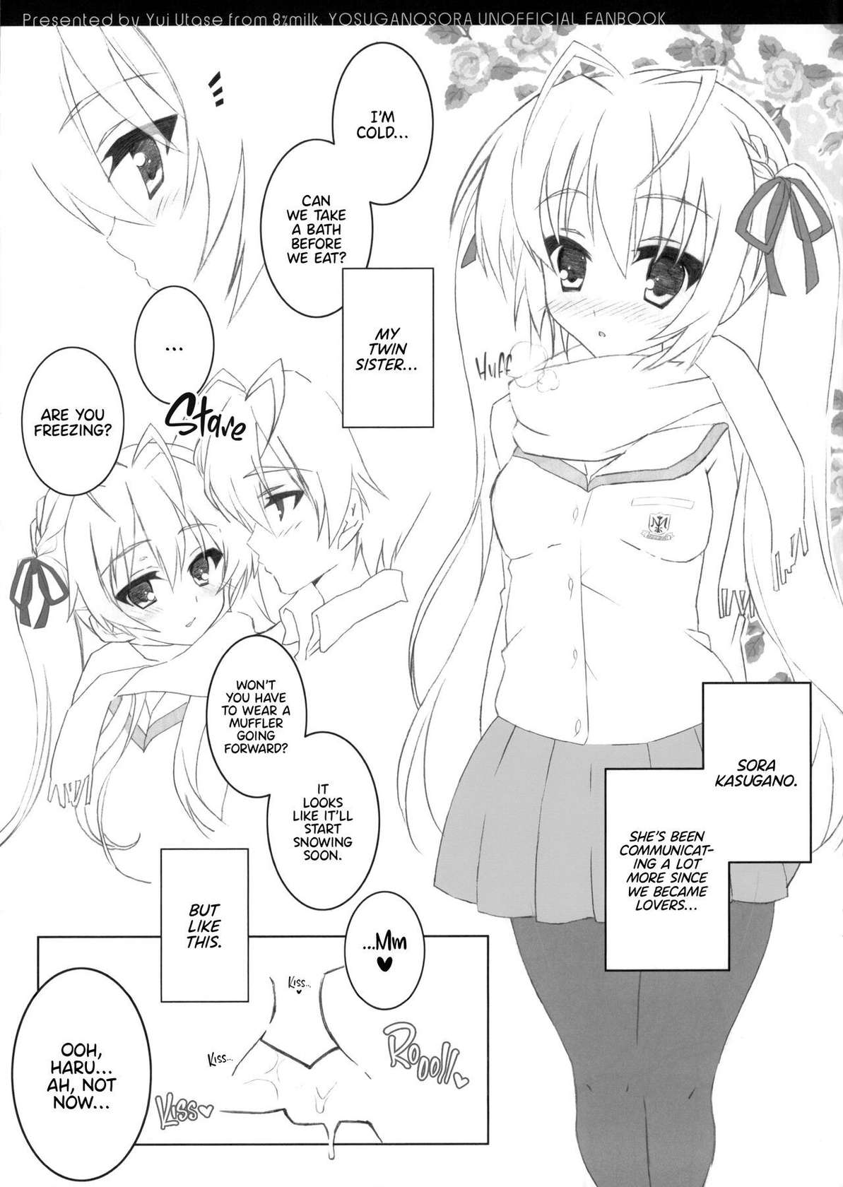 (C81) [8%milk. (Utase Yui)] Sora ori snowin'! (Yosuga no Sora) [English] [TRJR] [Decensored]