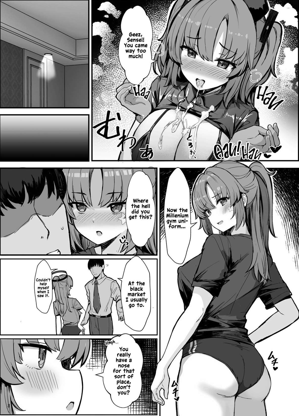 [Vivido (Kumasaku Tamizou)] Yuuka ni Onegai!! Cosplay Ecchi | Please, Yuuka! Fuck Me in Cosplay! (Blue Archive) [English] [Shiromaru] [Digital]