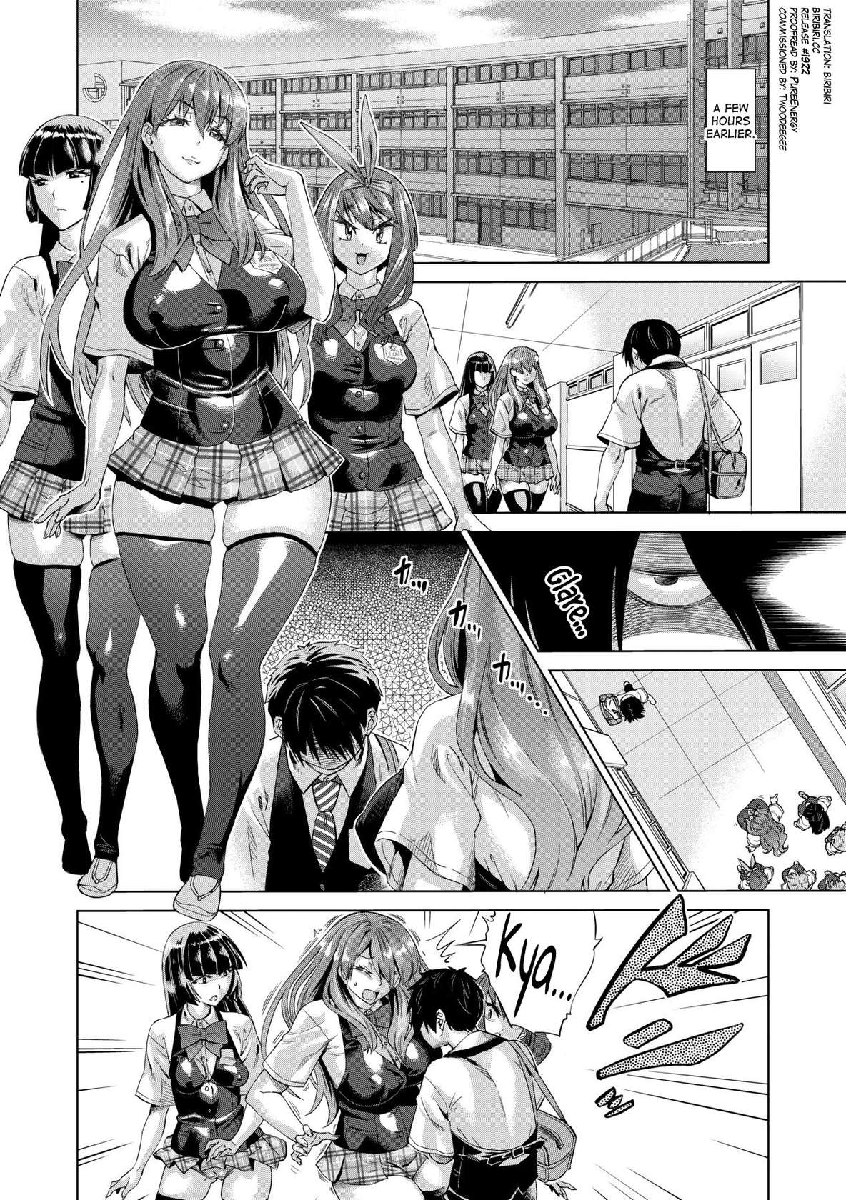 [Abe Morioka] Jagan no Saimin Inryoku de Seitokai Les Joshi-tachi no Shojo o Kyousei Rape!! Ch.1-2 [English] [biribiri] [Decensored] [Digital]