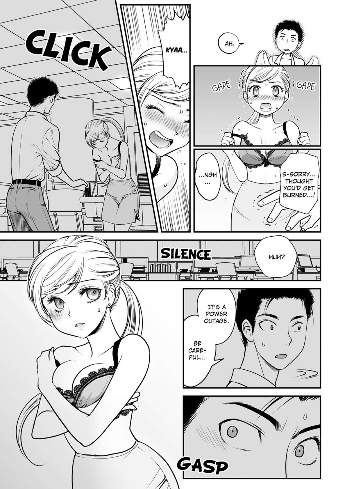 [Toshi] Kotowararete mo, Sounyuureru kara. - Shinya no Office... SEX Shinagara Zangyou-chuu 1 | I'll Still Put It In, Even If You Refuse. -Late Night at the Office... Having Sex While Working Over-time 1 [English]