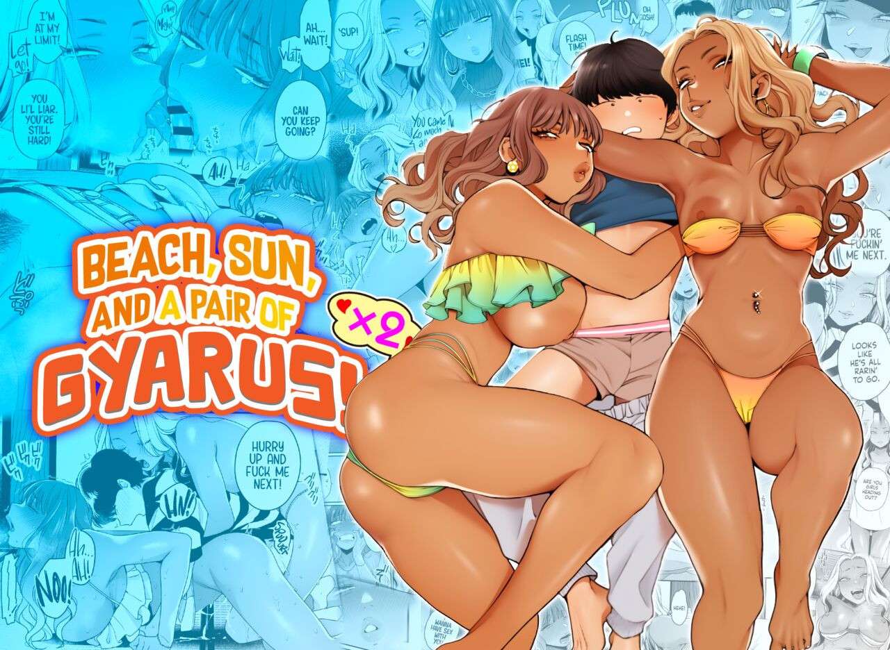 [Misaki (BUTA)] Natsu to Umi to Gal ×2 | Beach, Sun, And A Pair Of Gyarus! [English] [head empty]