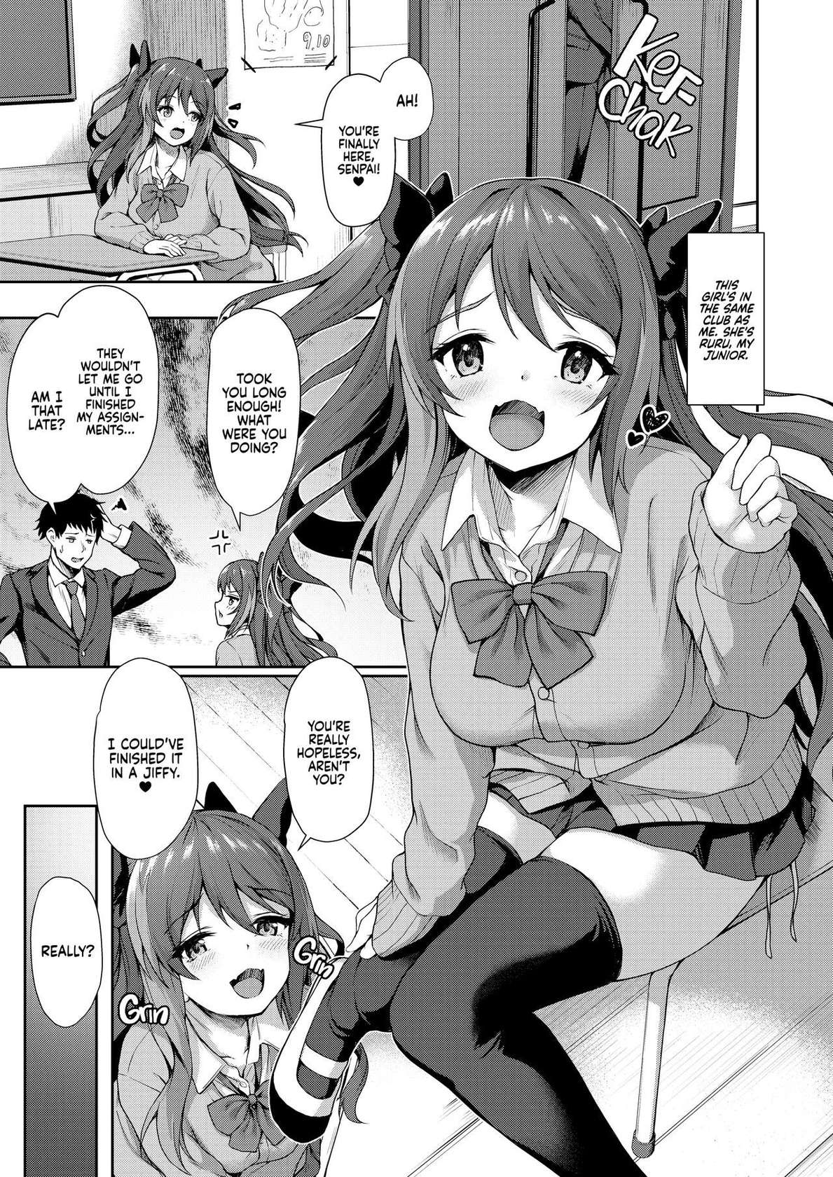 [Yusaritsukata (Awayume)] Kouhai wa Koakumama!? 2 | My Clubmate's a Little Devil! 2 [English] {2d-market.com} [Decensored] [Digital]