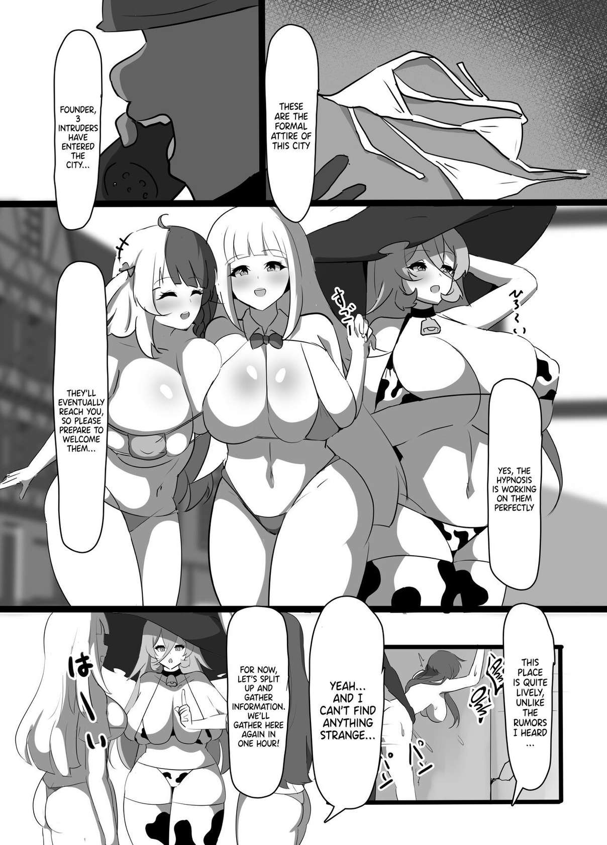 [Coconut Milk (Ciel)] Kyonyuu Party Saimin | Hypnotizing The Huge Breast Party  (Lize Helesta, Nui Sociere, Yorumi Rena) [English] {Doujins.com} [Digital]