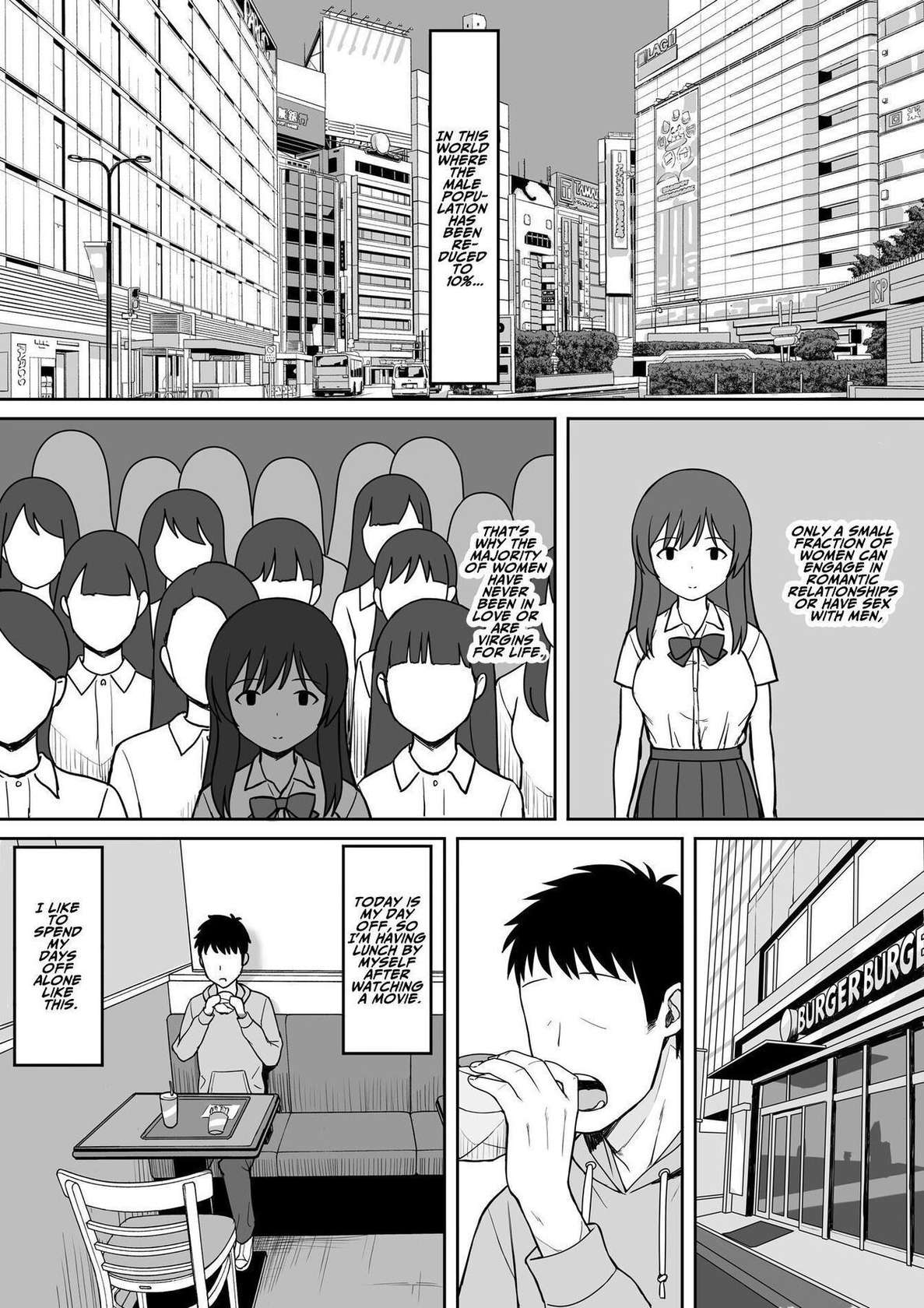 [Hiyori Hamster] In A World Where The Number Of Men Has Decreased to One-Tenth, You Can Do Whatever You Want 2 [English] [ADTL]