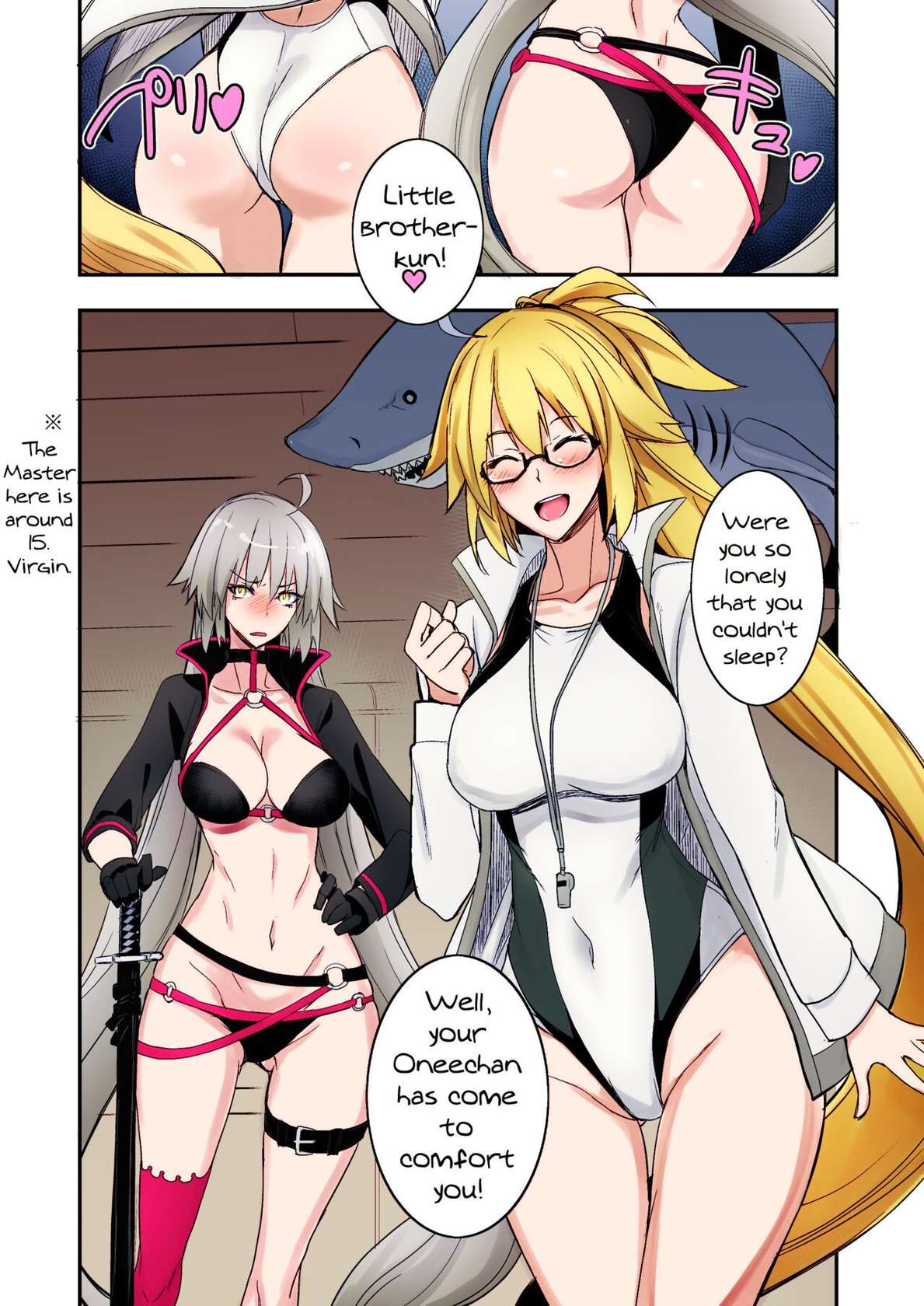 [Majimeya (isao)] W Jeanne vs Master (Fate/Grand Order)  [English] {Doujins.com} [Colorized] [Digital]