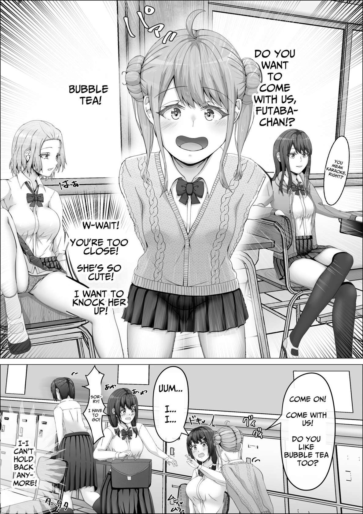 [shikiniki] When The Gals In My Class Found Out That I Was A Futanari, They Started Freaking Out. #1 Nanami-chan Toilet Assault Fellatio Edition [English] [Solid Rose]