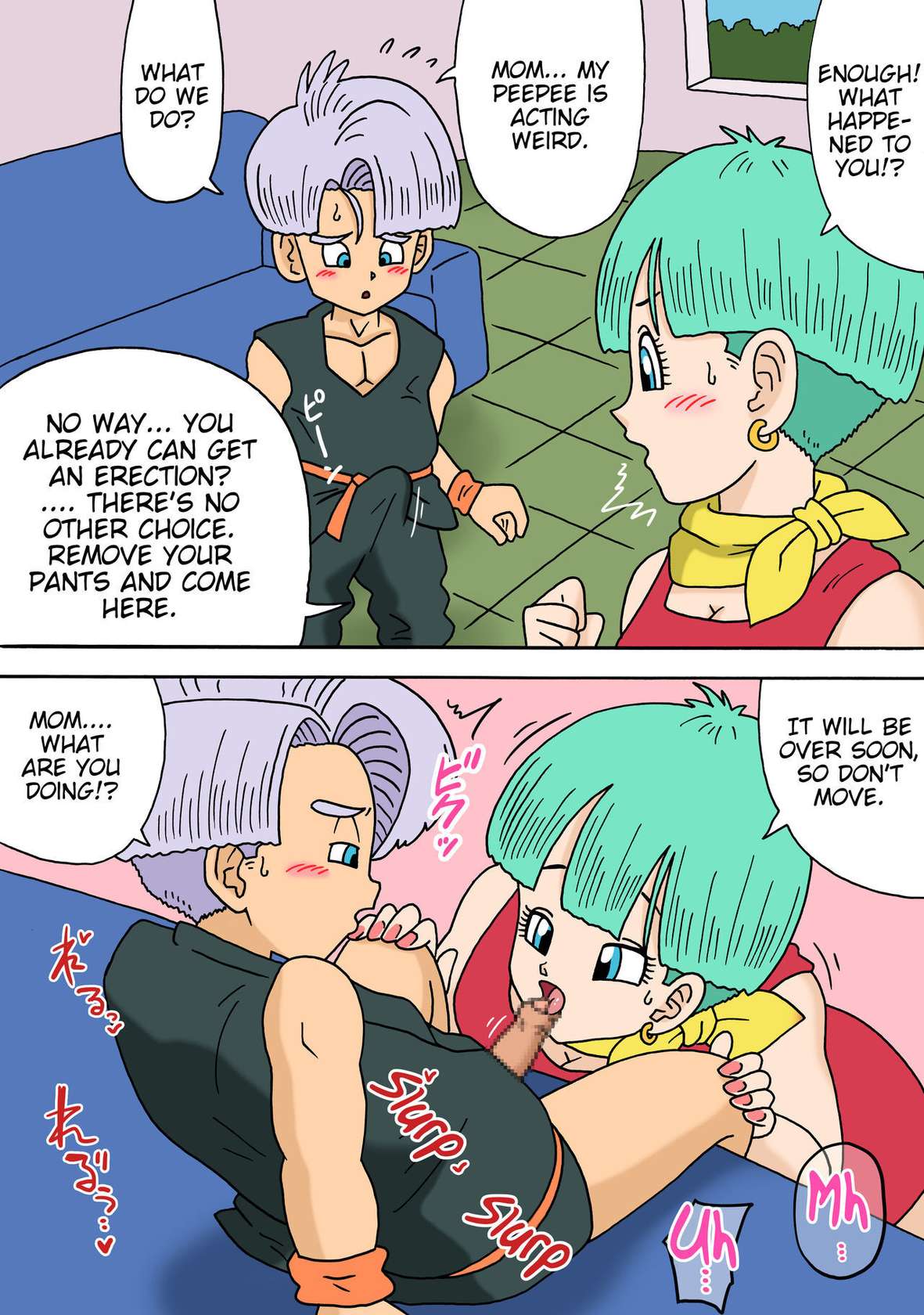 [Oberon Chuusa] Bulma to Trunks no Himitsu (Dragon Ball Z) [English] [Poranya]