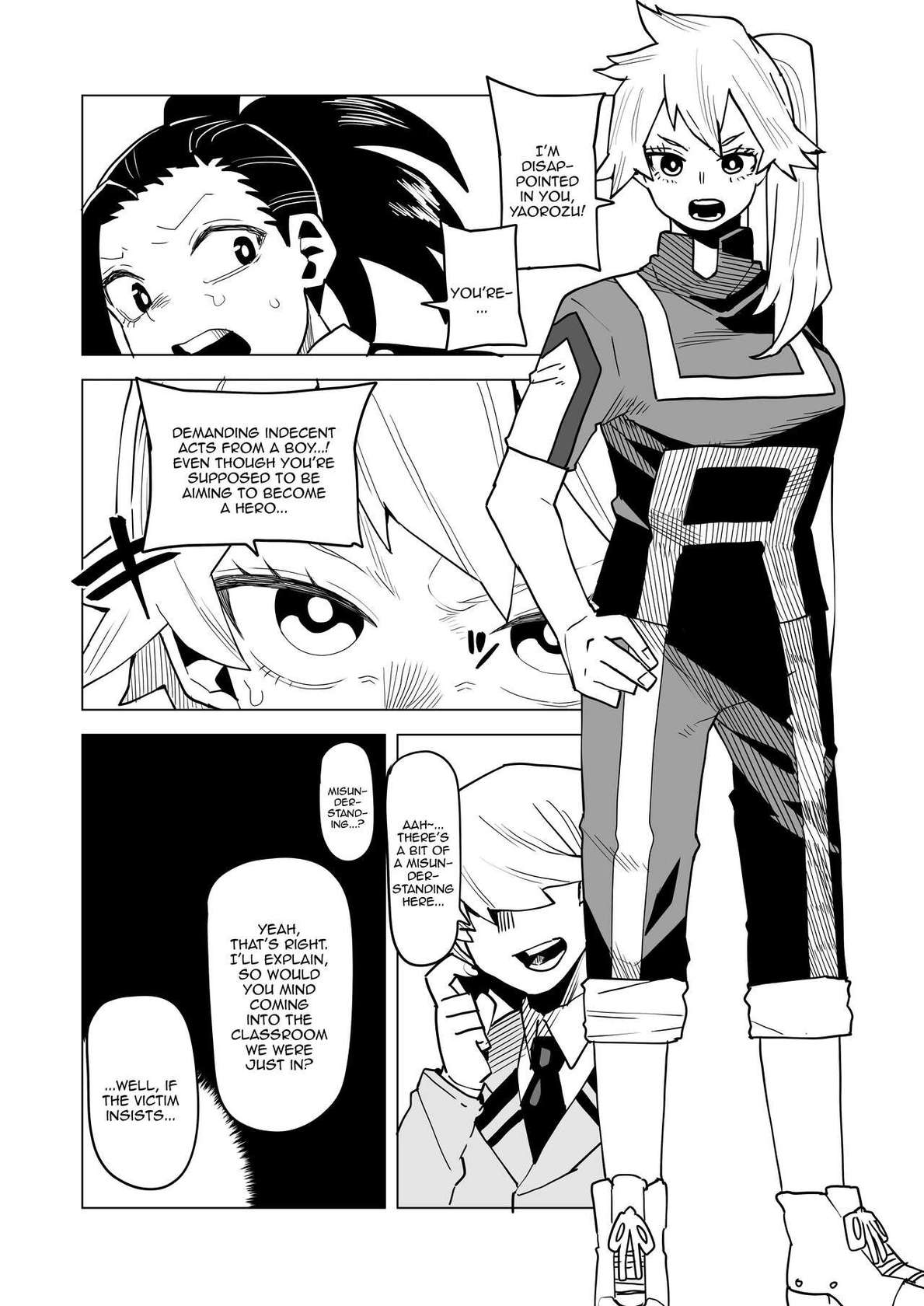 [Oekaki Kaki] Teisou Gyakuten Mono Kendo Itsuka no Baai | Inverted Morality Hero Academia ~ Kendo Itsuka's Case ~ (Boku no Hero Academia) [English] {Doujins.com}