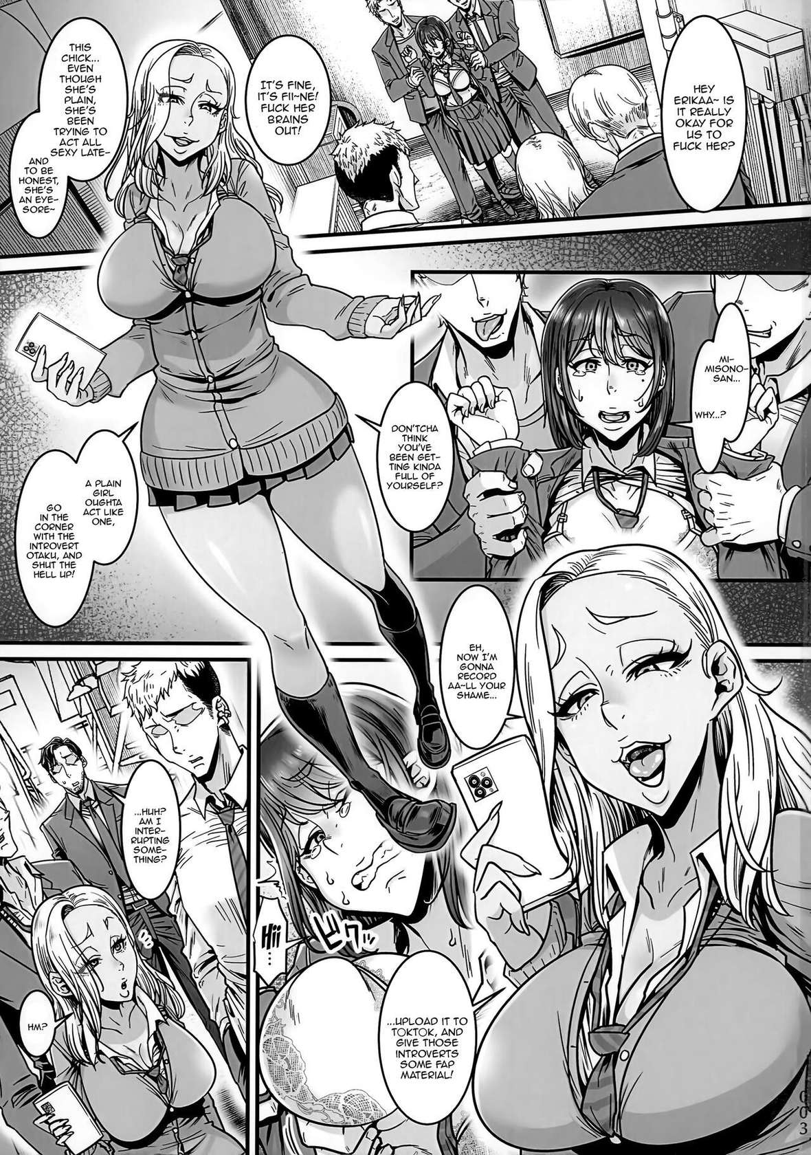 (C103) [Hachimidosan (Toge Toge)] Yonaoshi Oji-san VS Kanemochi Ijimekko Gal JK | The Old Man Striving To Change The World VS The Spoiled Highschool Bully Gyaru [English] {Doujins.com}