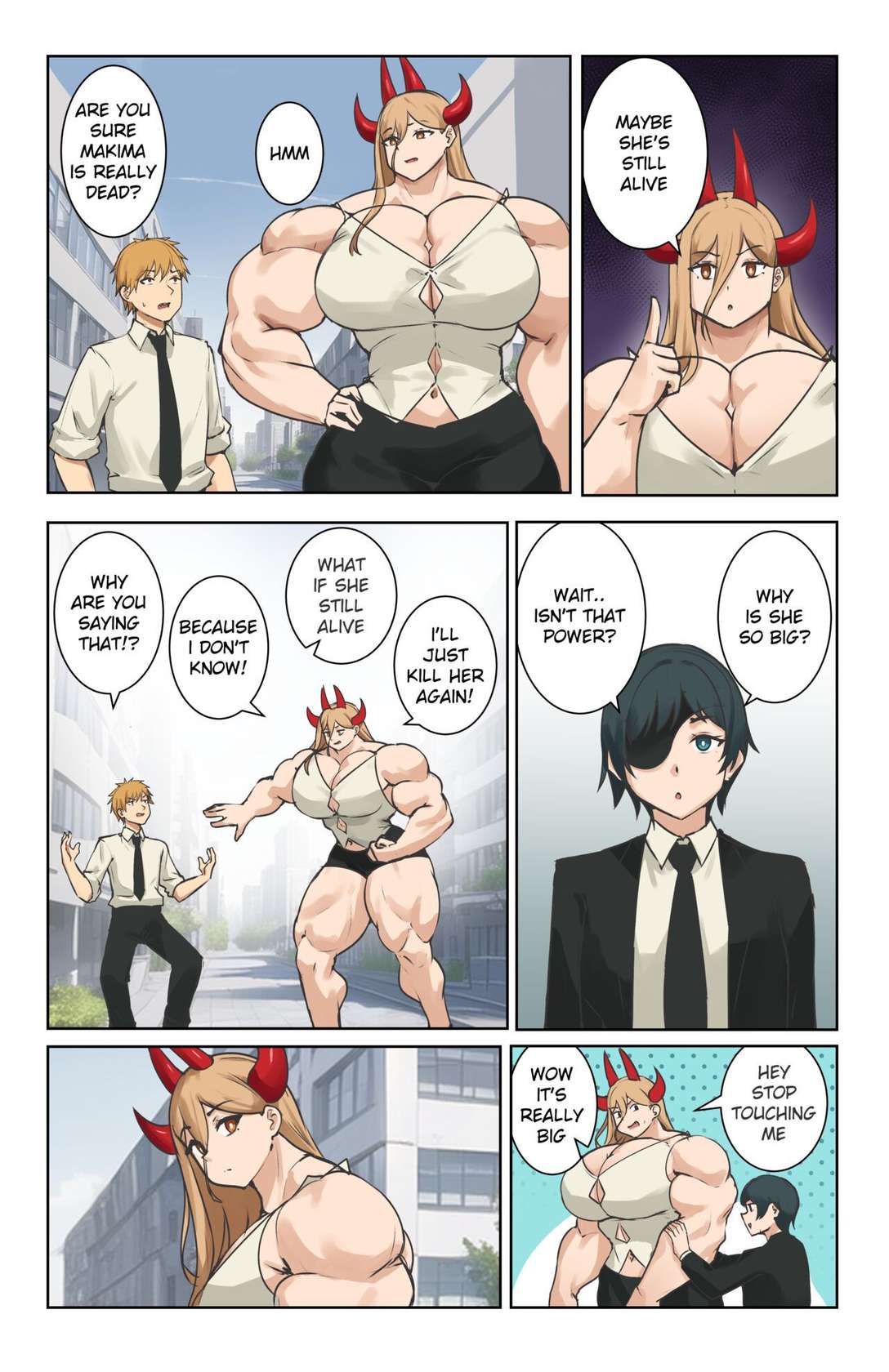 [Musctonk] Makima & Himeno Comic