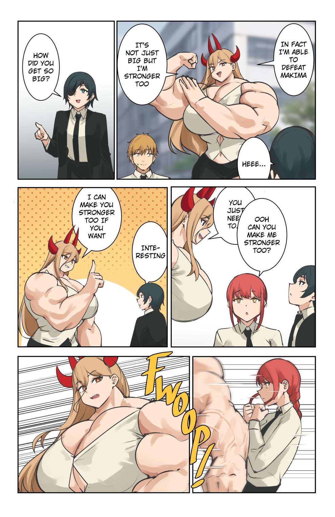 [Musctonk] Makima & Himeno Comic