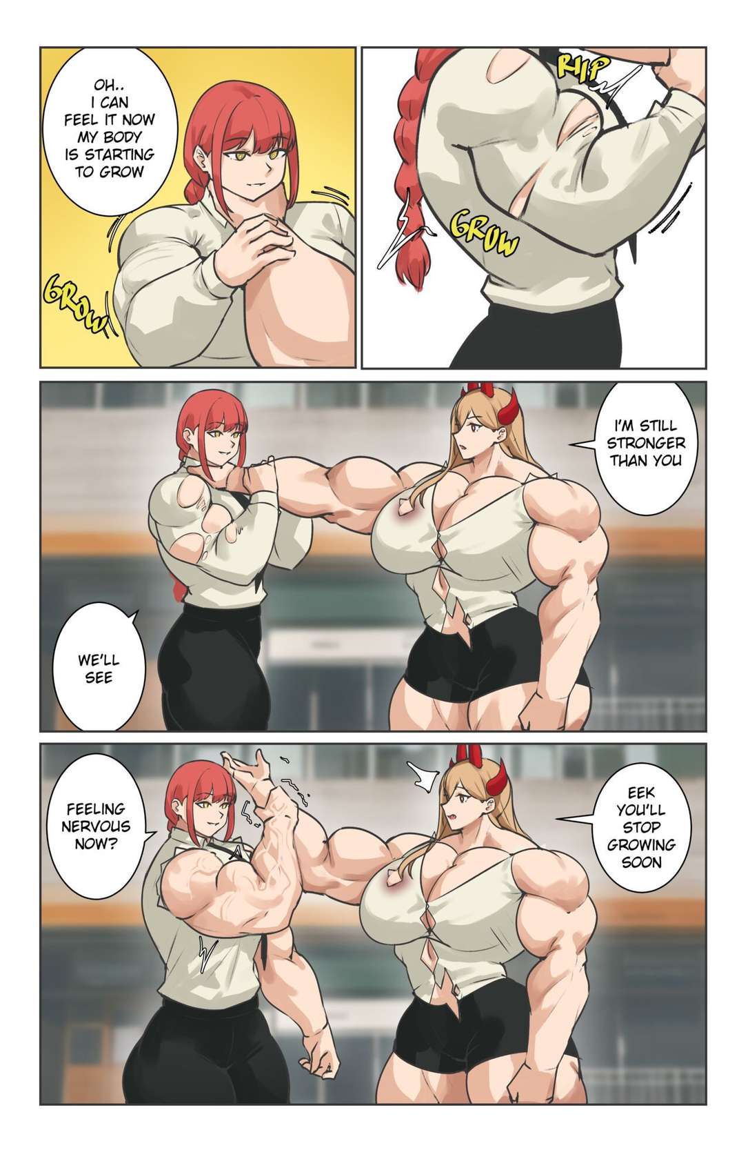 [Musctonk] Makima & Himeno Comic